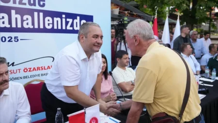 Keçiören Belediye Başkanı Mesut Özarslan mahalle mahalle dolaşıyor, halkın taleplerini yerinde dinliyor