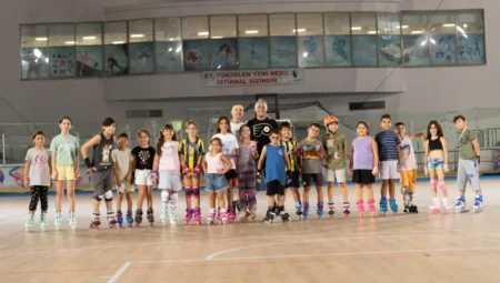 İzmir’de İlk Kez Düzenlenen Tekerlekli Paten Kursları Yoğun İlgi Görüyor