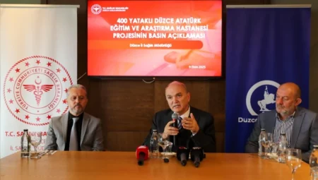 Düzce’de 400 Yataklı Eğitim ve Araştırma Hastanesi Projesi Başlıyor: İhale Süreci Tamamlandı